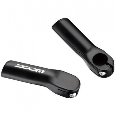 Рога Zoom MT-C05, алюм., D:22,2мм, длина 90мм, чёр.