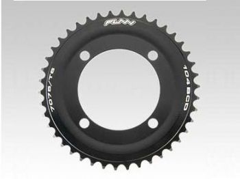 Звёздочка FUNN HOOKA DH CHAINRING 4 болта AL7075-T6 Full CNC, без болтов, 3ммх42Т, чёрная