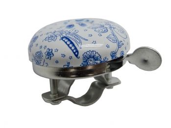 Звонок TBS FY-040S-F5 D:54мм, сталь, сиреневые цветы